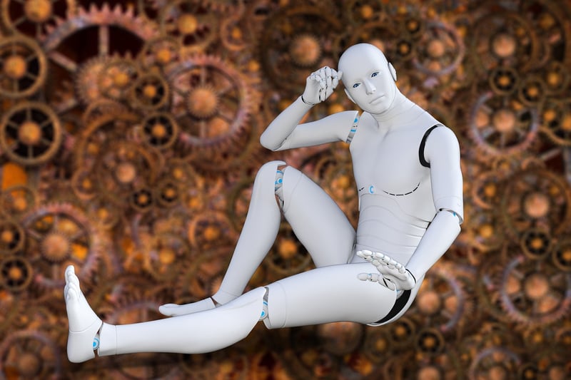 Futuristic Female Cyborg